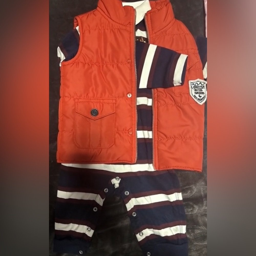 OshKosh B'gosh Red Vest  puffy jacket